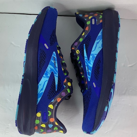NWOB!Brooks Launch 9 Limited Color Edition Blue/Peacoat Running Men Sneakers Sz9 - Picture 3 of 10